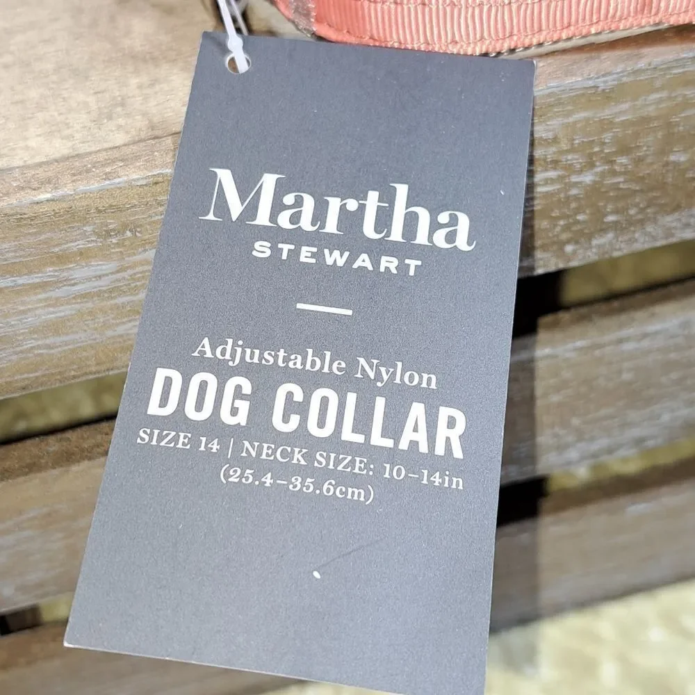 NWT Martha Stewart Dog Collar pet collar - Picture 8 of 9